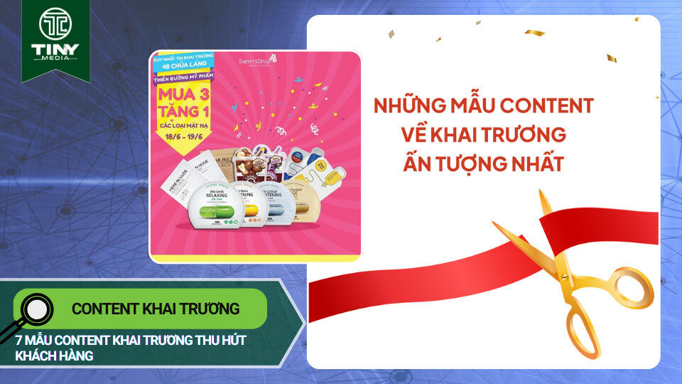 Content khai trương