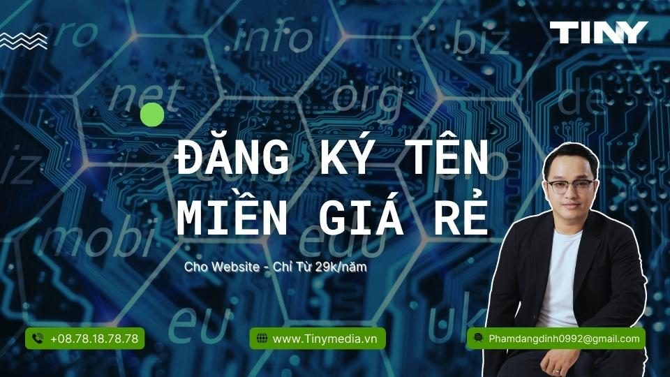 Hướng Dẫn Đăng Ký Tên Miền Giá Rẻ Cho Website - Chỉ Từ 29.000 vnđ - năm