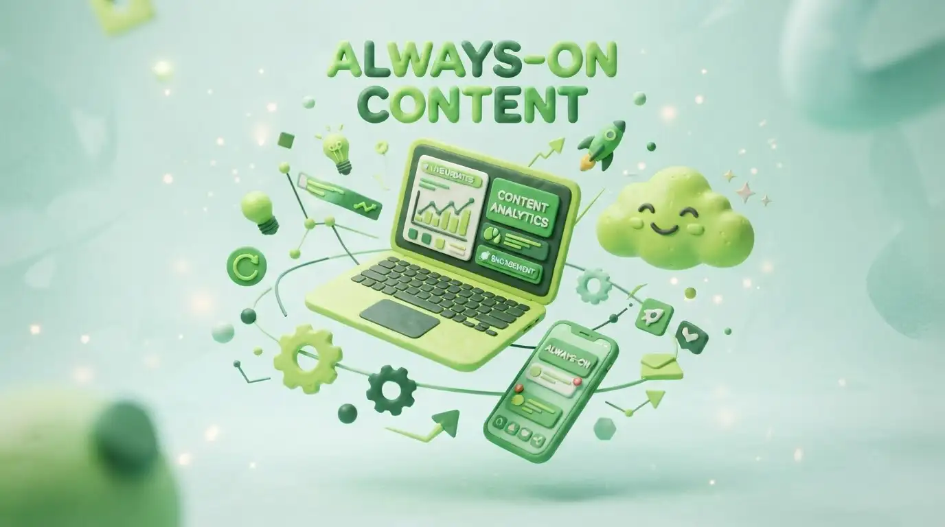So sánh Always-On Content và chiến dịch truyền thông ngắn hạn
