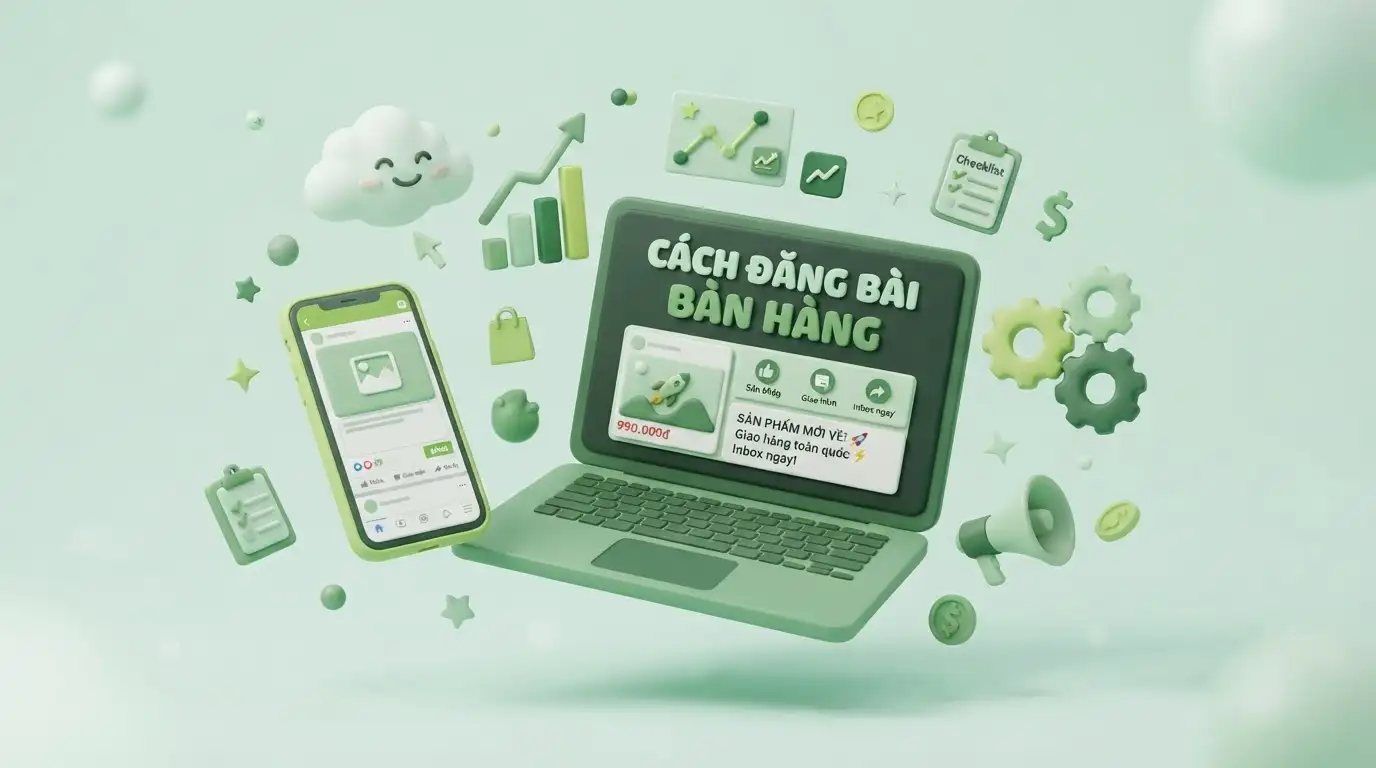 Cách Đăng Bài Bán Hàng tối ưu chuyển đổi đa kênh
