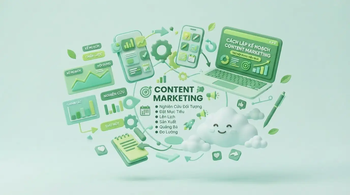 Cách Lập Kế Hoạch Content Marketing theo từng bước SOP