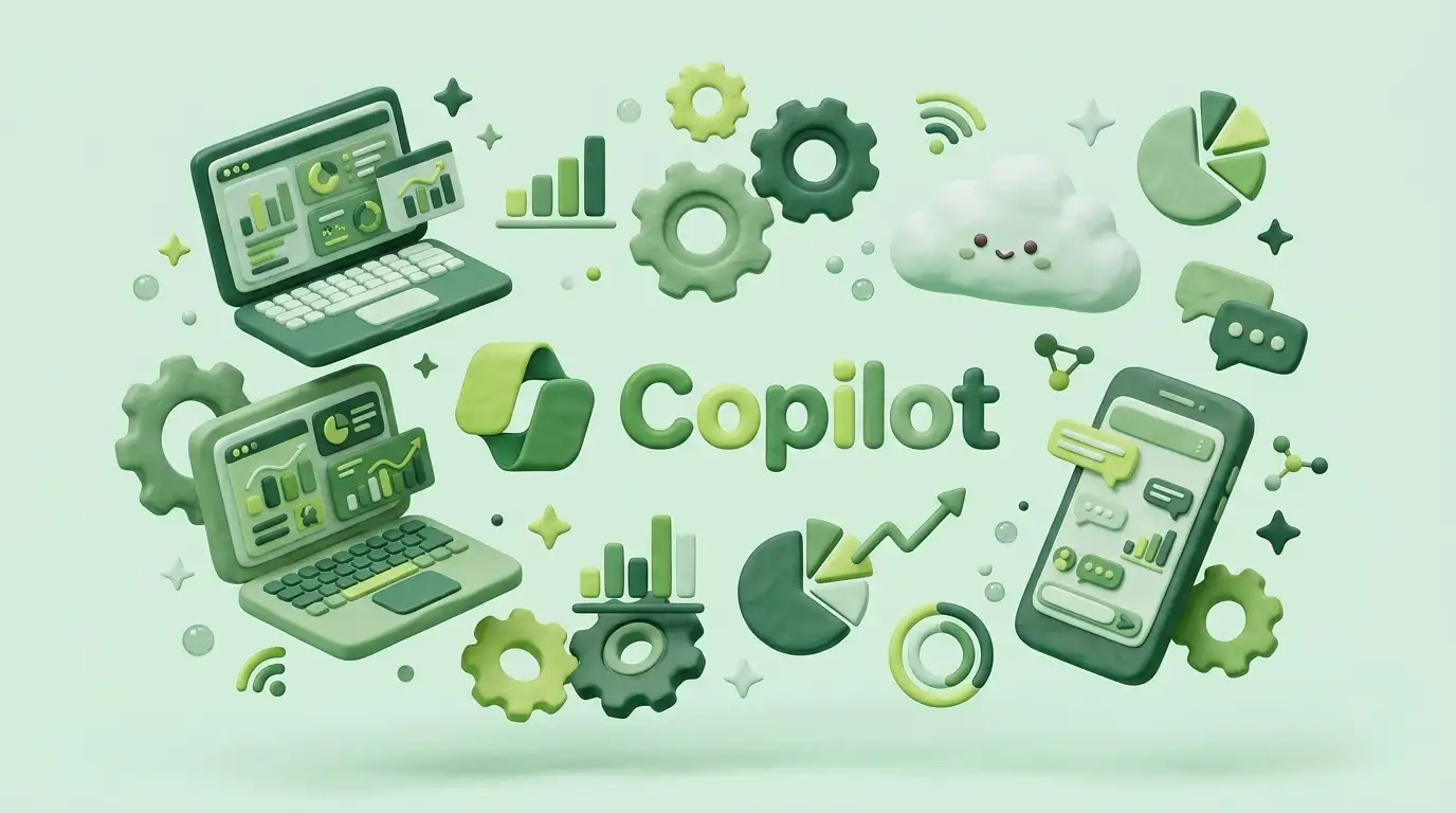 Thao tác ra lệnh xử lý dữ liệu và tự động hóa báo cáo trên Copilot