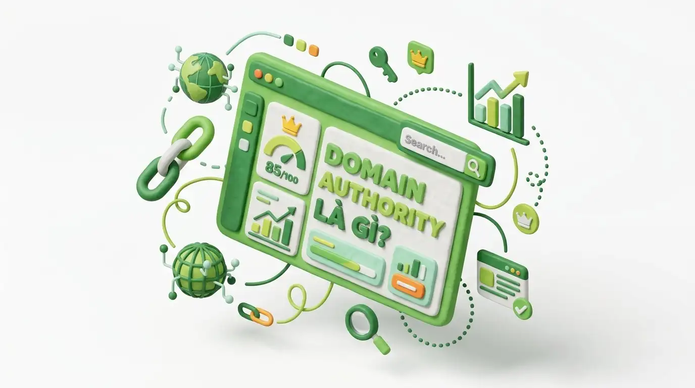 Đo lường điểm Domain Authority sức mạnh tên miền