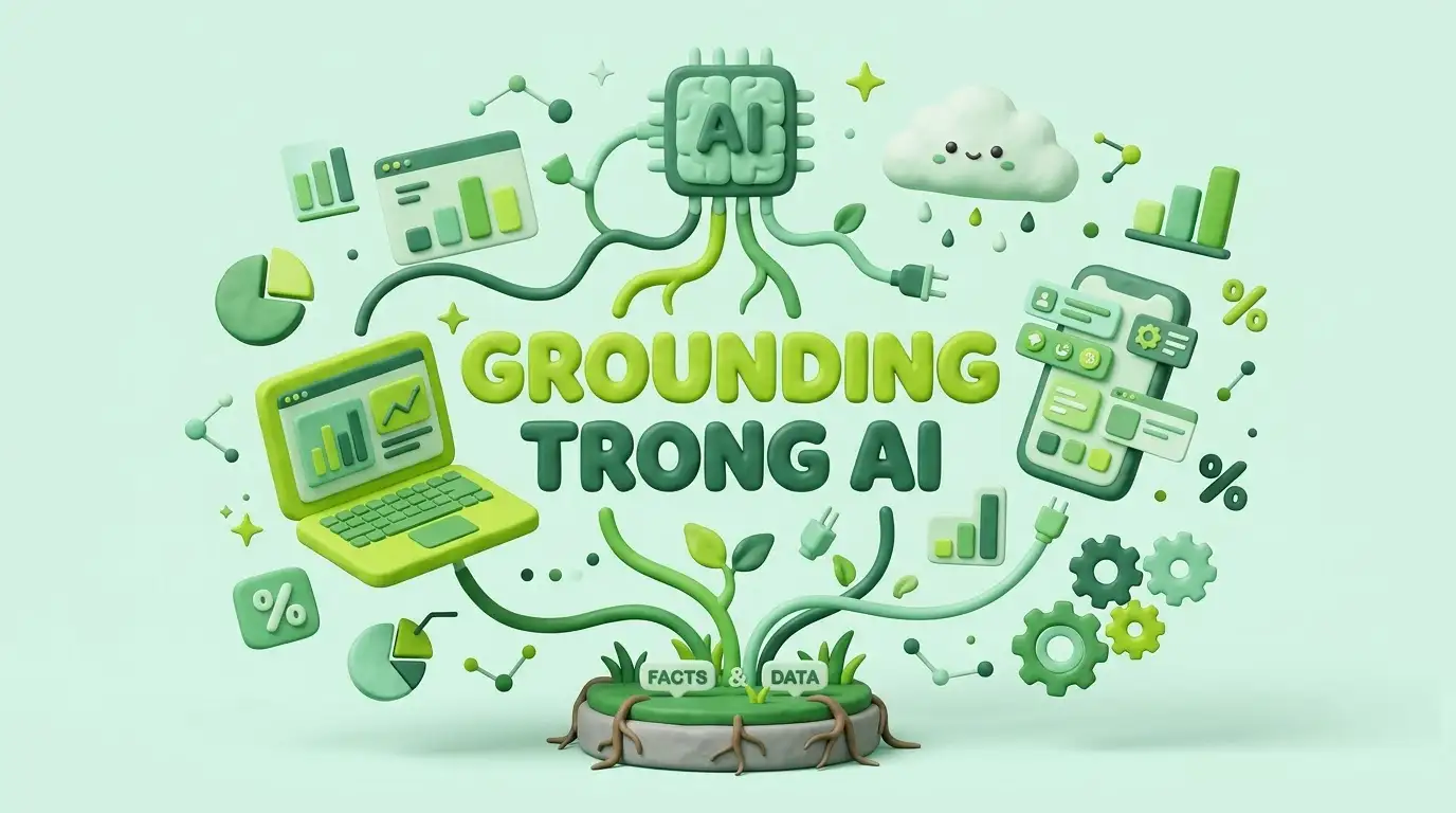 Cách triển khai Grounding thông qua tìm kiếm web thời gian thực hoặc tài liệu doanh nghiệp