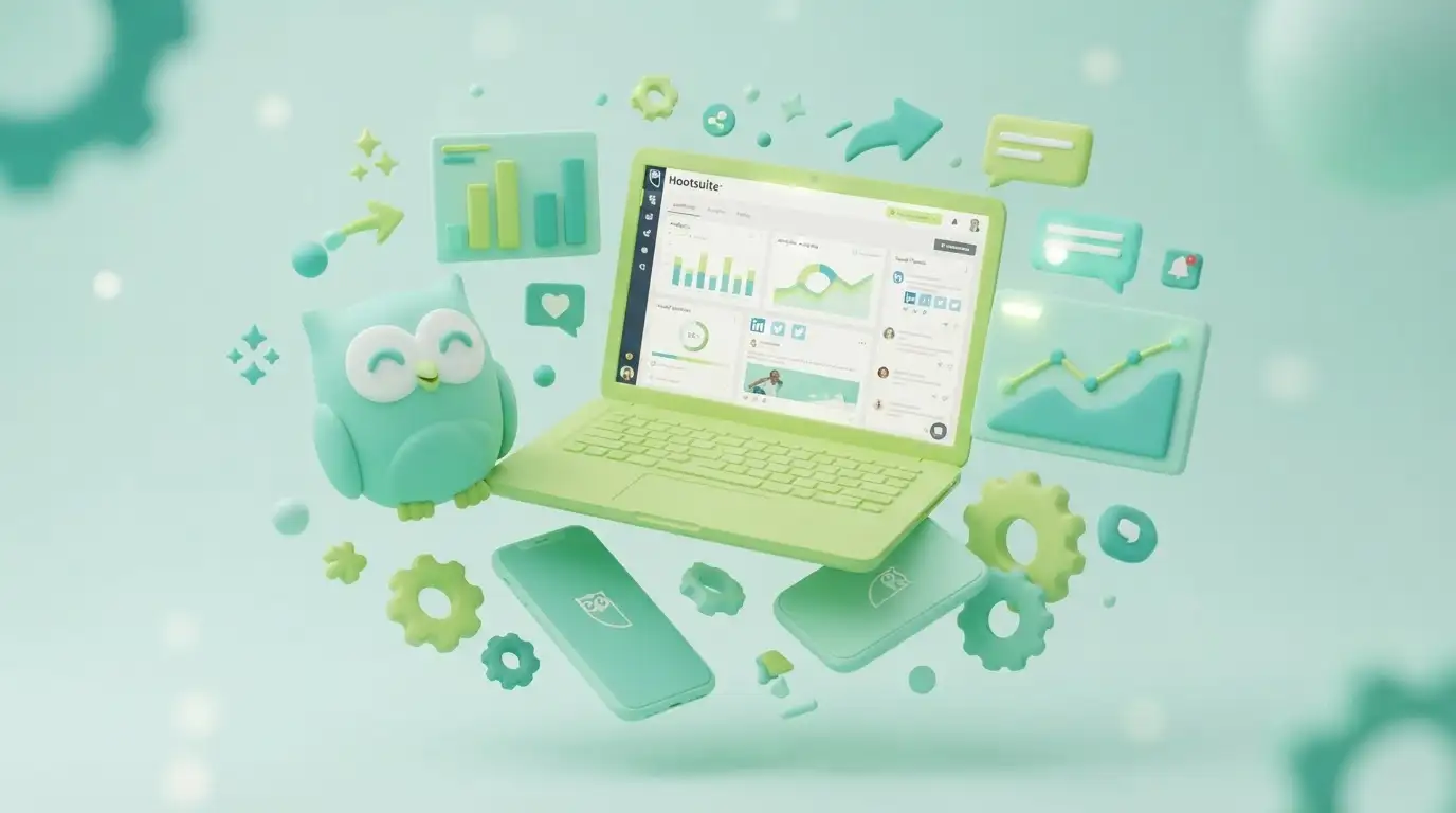 Phần mềm Hootsuite quản lý đa kênh trực quan