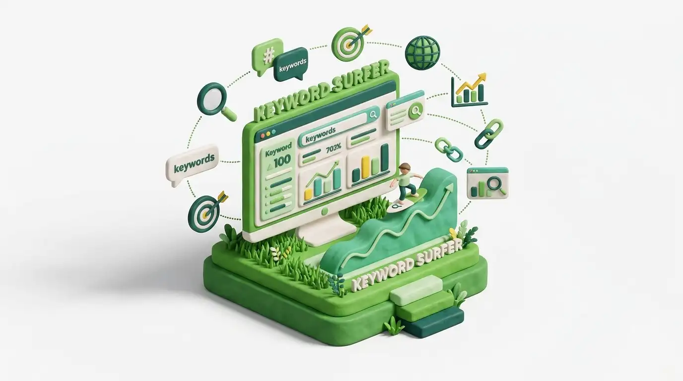 tiện ích keyword surfer chrome