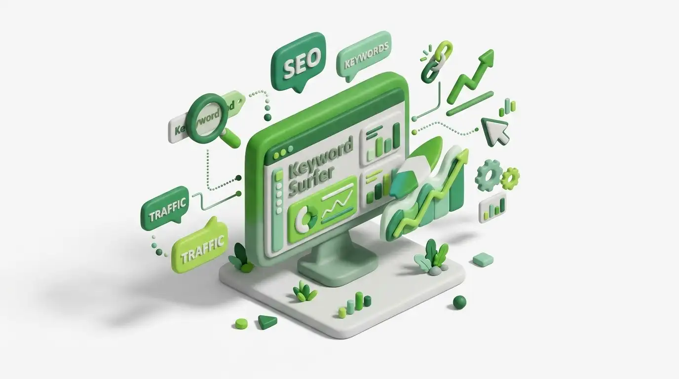 Keyword Surfer xem lượng volume search