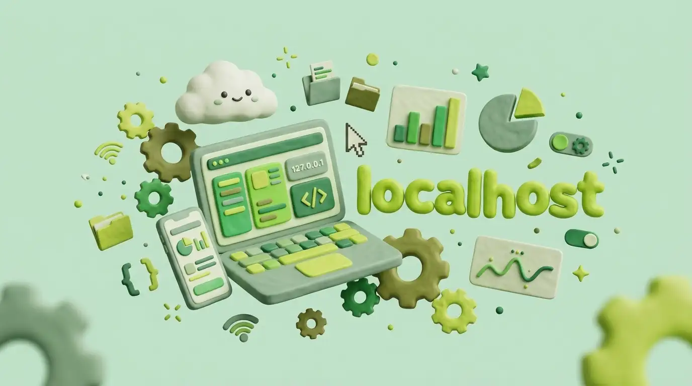 Mô hình hoạt động của localhost máy chủ cục bộ
