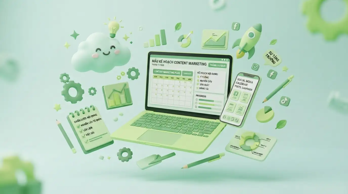 Mẫu kế hoạch content marketing thực tế cho doanh nghiệp
