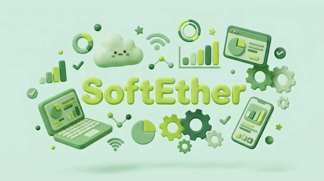 Giao diện thiết lập cấu hình máy chủ SoftEther Server