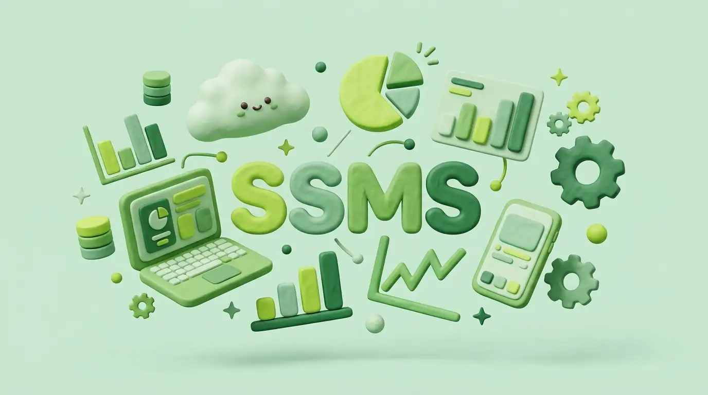 Giao diện tổng quan phần mềm SSMS quản trị SQL Server